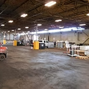 inside a warehouse