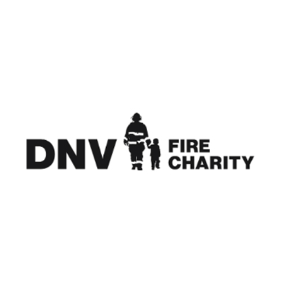 DNV fire charity logo.